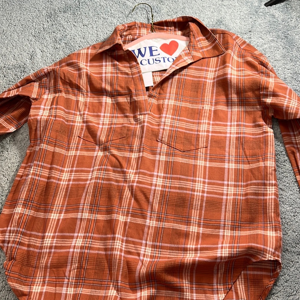 Loft plaid top
